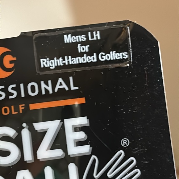 Professional Golf One Size Fitsall men’s LH GOLF GLOVE for right hand golfers - Picture 5 of 6